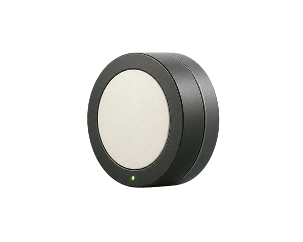 A compact monitoring module with an active status light.